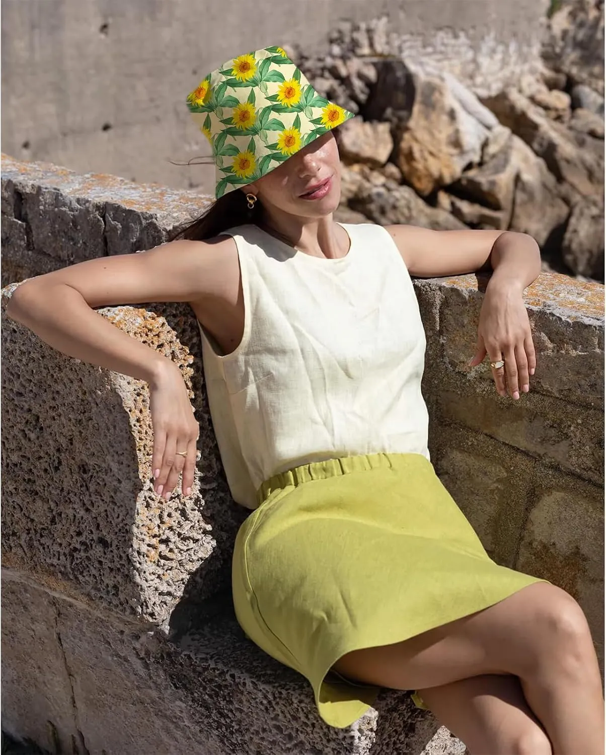 Bucket Hat Unisex for Men Women Funny Fashion Fishing Hat Cute Fisherman Cap