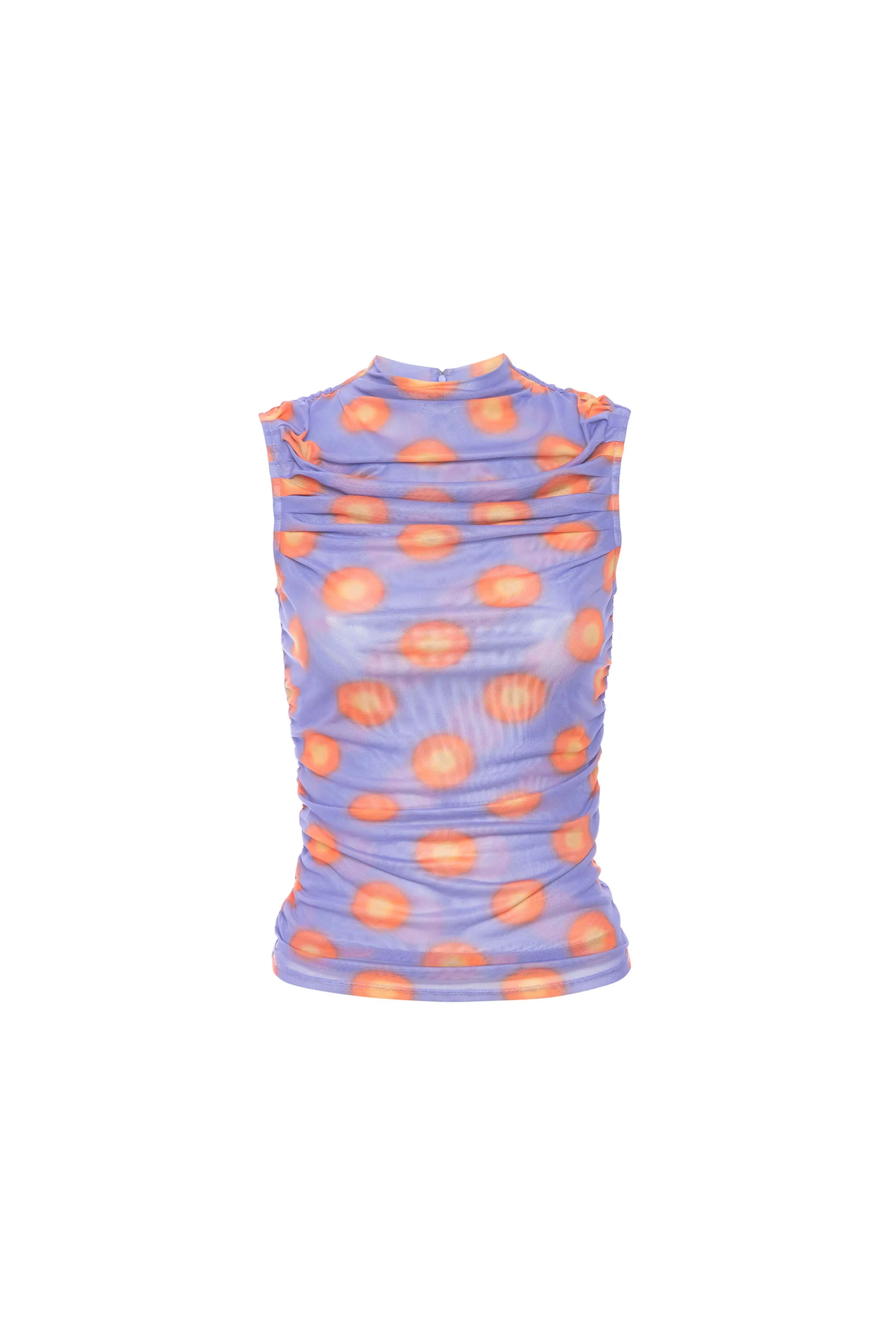 CAM TOP - GRADIENT DOT ORANGE
