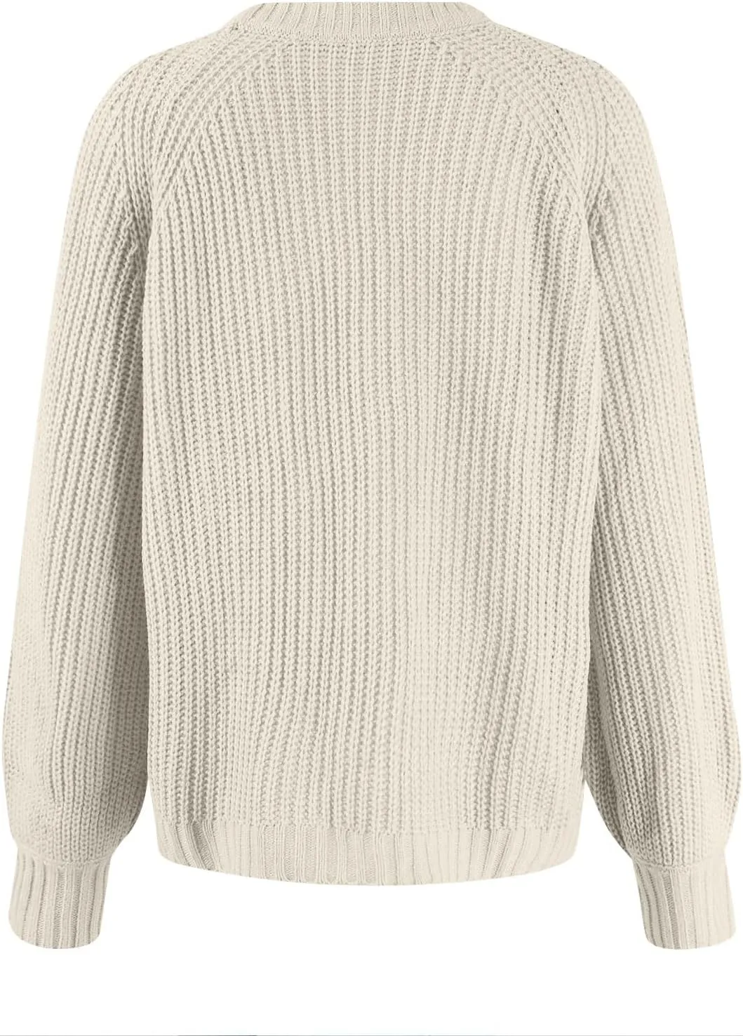 Cardigan Sweaters for Women Long Sleeve Button Down V-Neck Open Front Fall Sweaters Chunky Knit Outerwear Coats