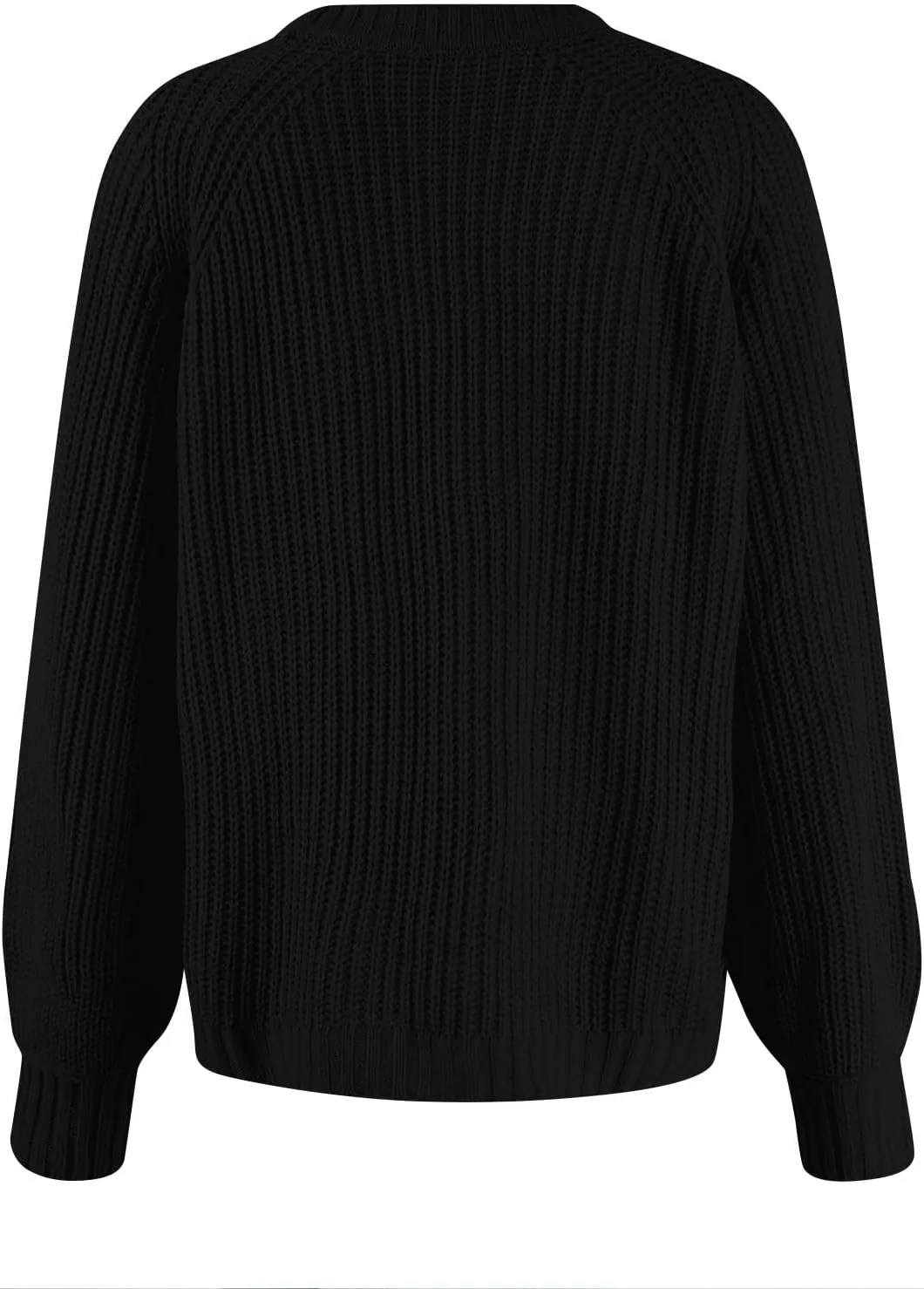 Cardigan Sweaters for Women Long Sleeve Button Down V-Neck Open Front Fall Sweaters Chunky Knit Outerwear Coats