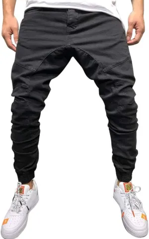 Cargo Jeans for Men Mens Cargo Pants Bottom Black Chinos Tall Cargo Pants for Men Mens Casual Joggers Pants Mens Elastic Waist Cargo Pants Joggers Cargo for Men