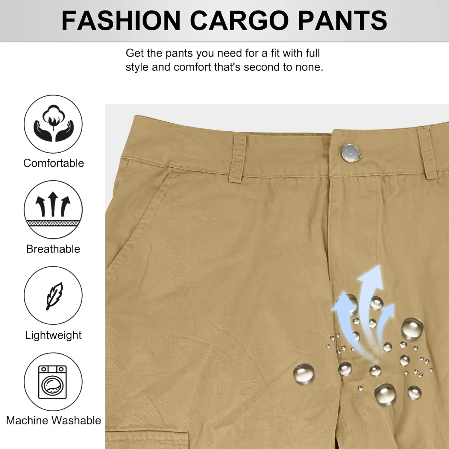 Cargo Pants for Women High Waisted Casual Pants Baggy Y2k Straight Wide Leg Pants with Pockets Streetwear