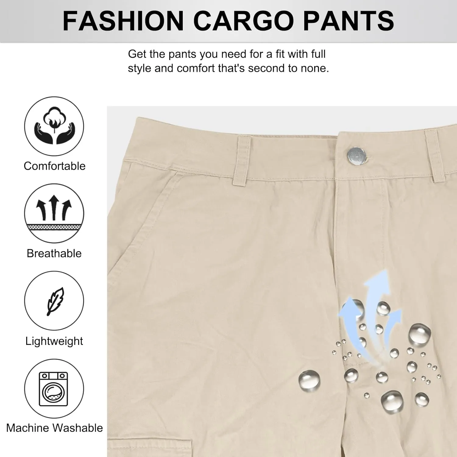 Cargo Pants for Women High Waisted Casual Pants Baggy Y2k Straight Wide Leg Pants with Pockets Streetwear