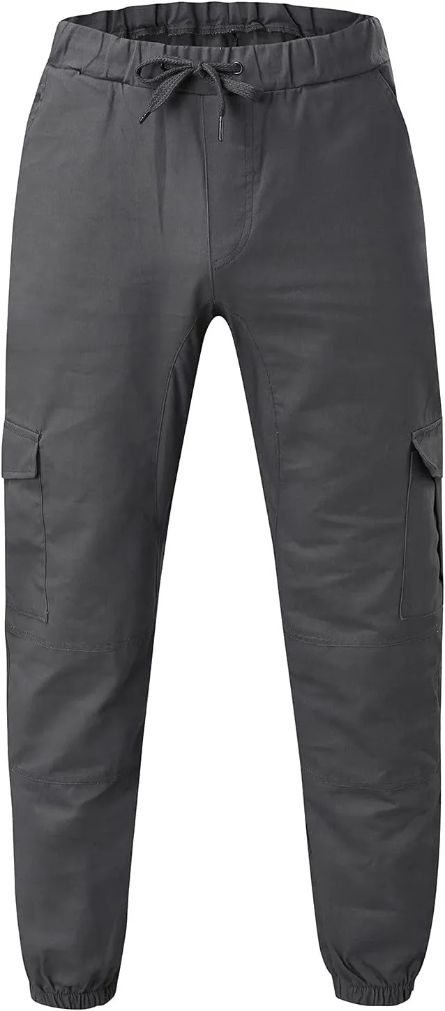 Cargo Sweatpants for Men Big and Tall Long Trousers Men Athletic Jogger Sports Outdoor Trousers Men's Sweatpants with