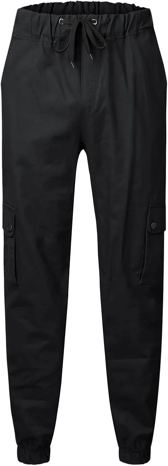 Cargo Sweatpants for Men Big and Tall Sport Pants Drawstring Sports Trousers for Men Mens Cargo Sweatpants Drawstring