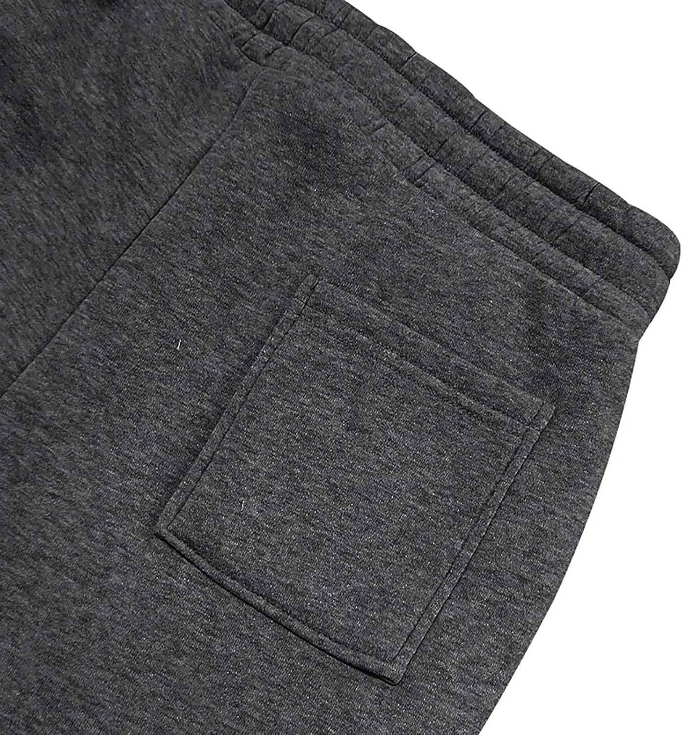 Cargo Sweatpants for Men Drawstring Elastic Waist Fleece Joggers with Pockets Athletic Workout Baggy Sweatpants