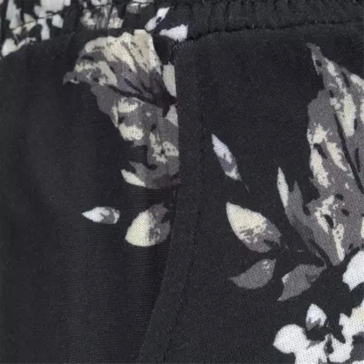 Casual Women's High Waist Printed Pants Loose Easy Trousers Boho Summer Beach Pants with Pockets
