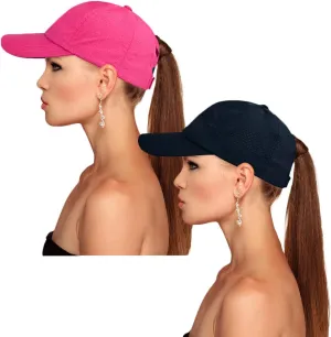 Cross Hat Womens Baseball Cap -Cross Ponytail Hat Baseball Cap