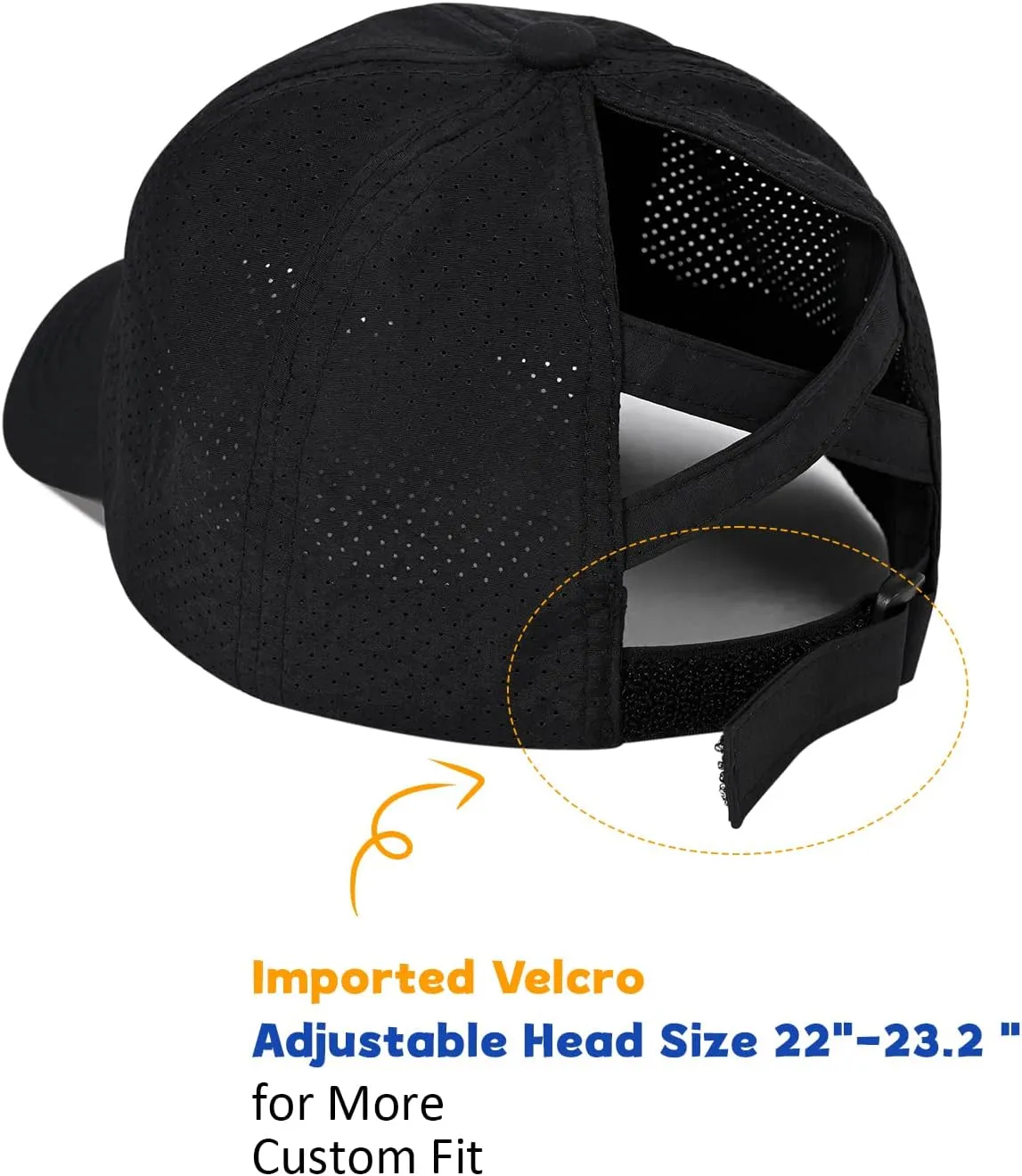 Cross Hat Womens Baseball Cap -Cross Ponytail Hat Baseball Cap