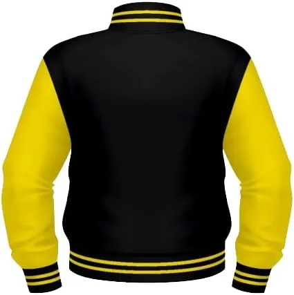 Custom Varsity Jackets, Baseball/Basketball Letterman Unisex Wool and Leather Varsity Jacket Mens/Womens