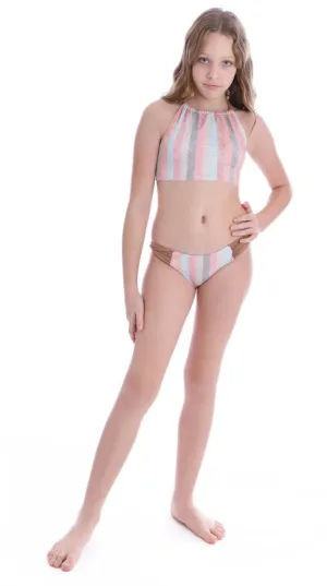 Dalai Girls Chic Stripes Bettins Bikini FINAL SALE