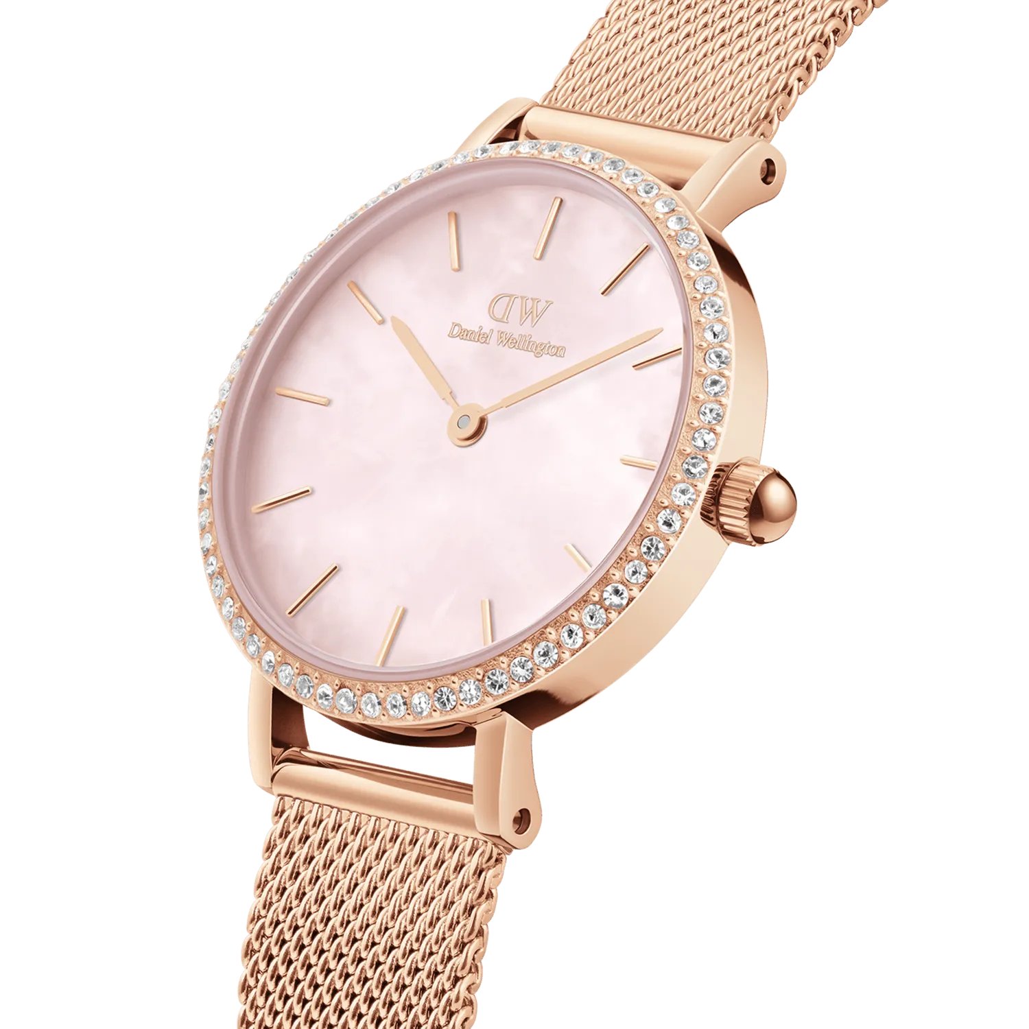 Daniel Wellington Petite Lumine 28mm Bezel Melrose Pink Watch DW00100663