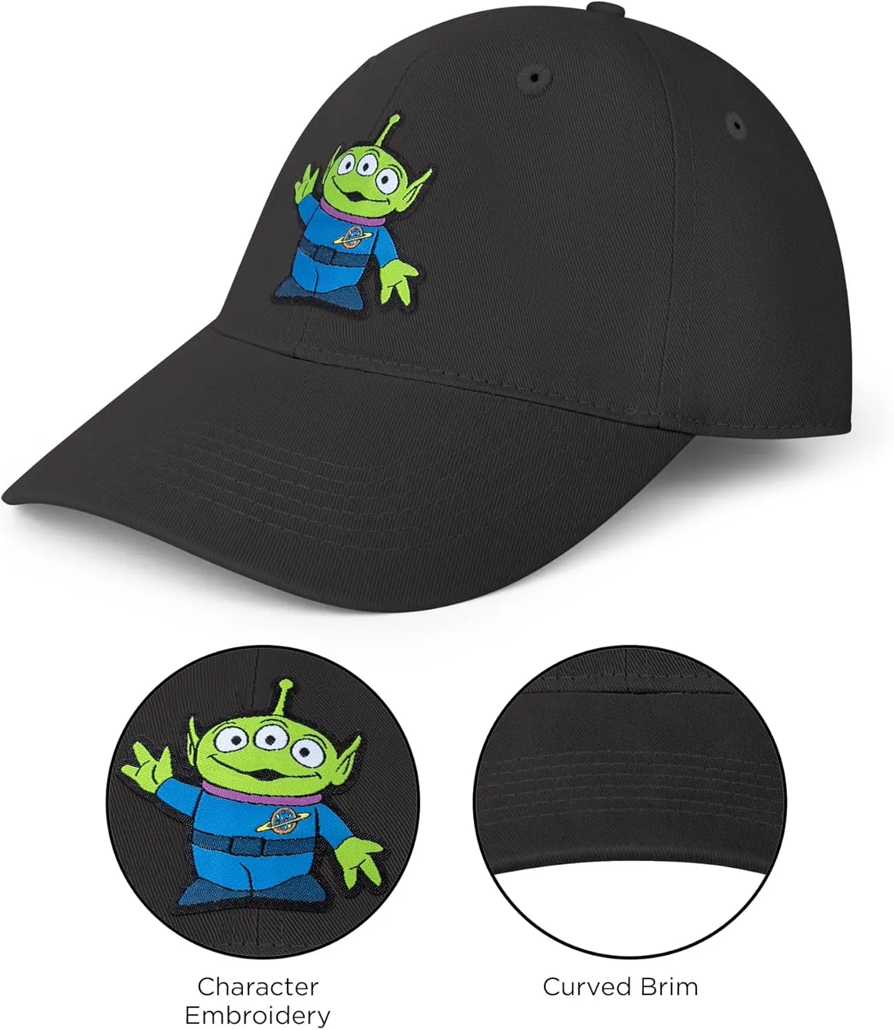 Disney Adult Baseball Cap, Toys Story, Alien Adjustable Dad Hat