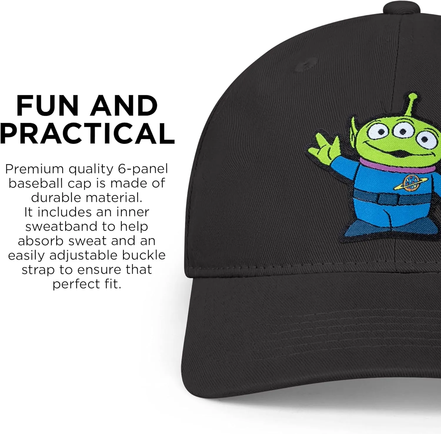 Disney Adult Baseball Cap, Toys Story, Alien Adjustable Dad Hat