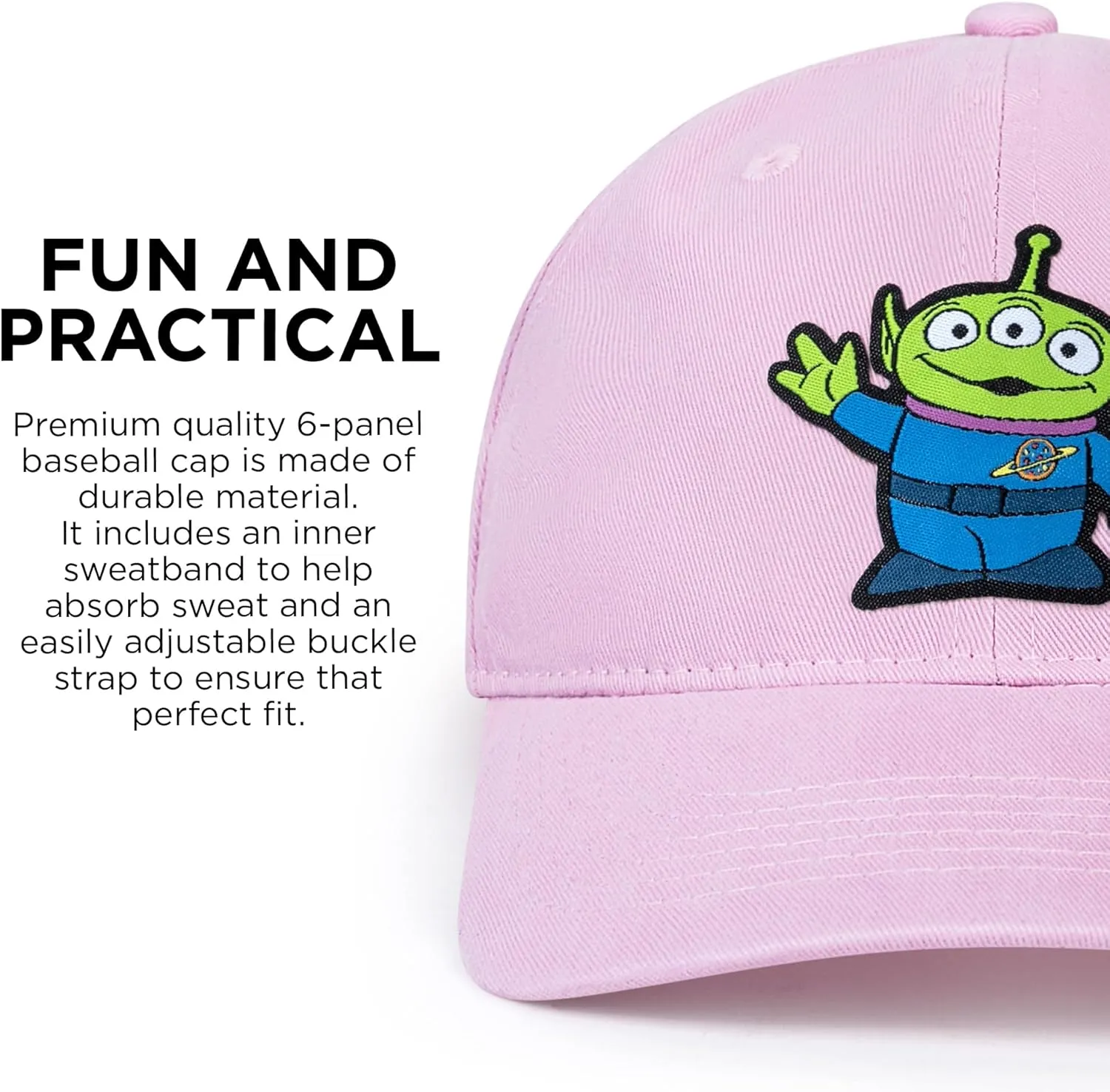 Disney Adult Baseball Cap, Toys Story, Alien Adjustable Dad Hat