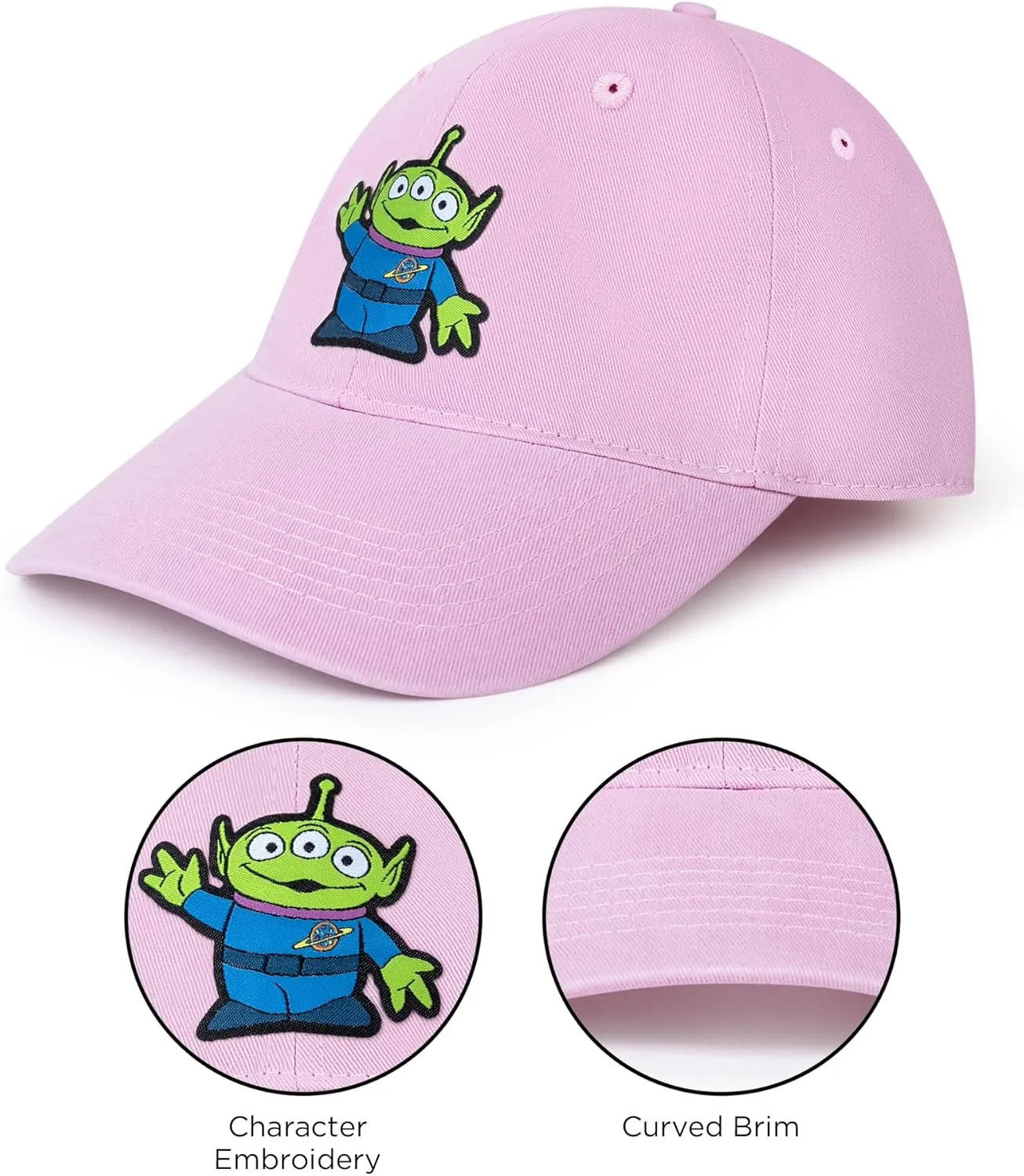 Disney Adult Baseball Cap, Toys Story, Alien Adjustable Dad Hat