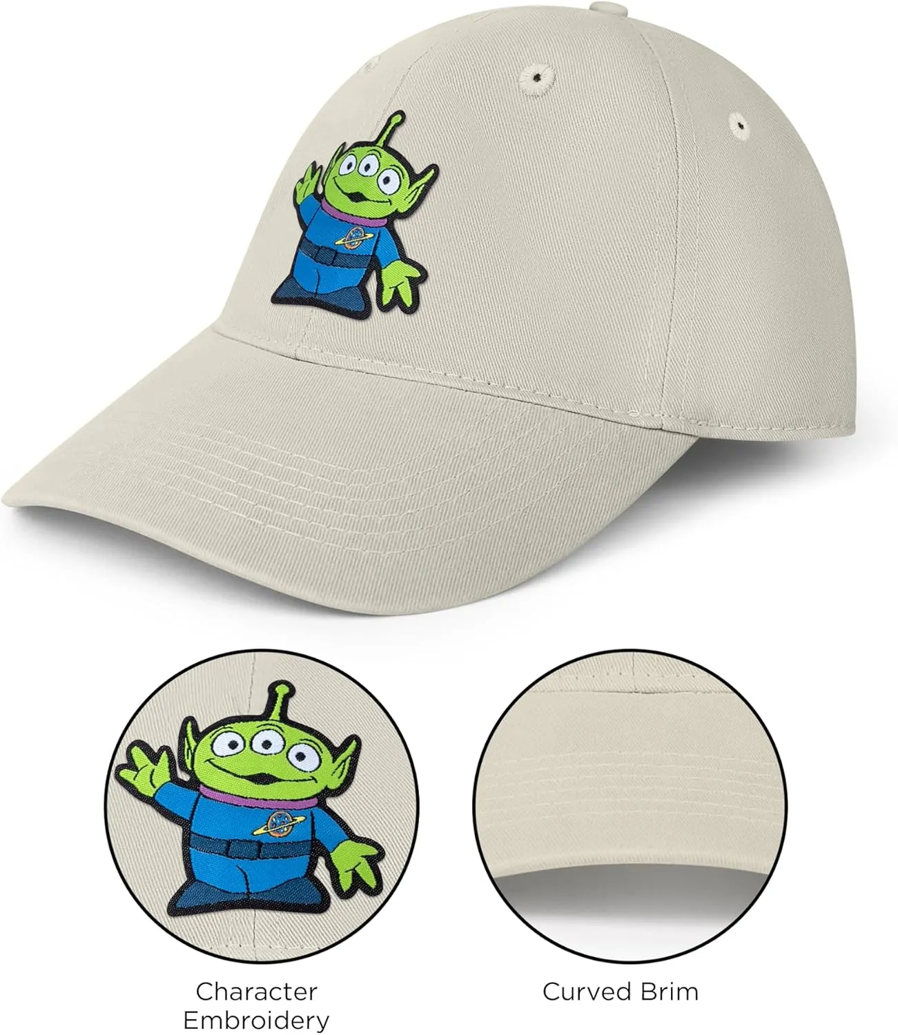 Disney Adult Baseball Cap, Toys Story, Alien Adjustable Dad Hat
