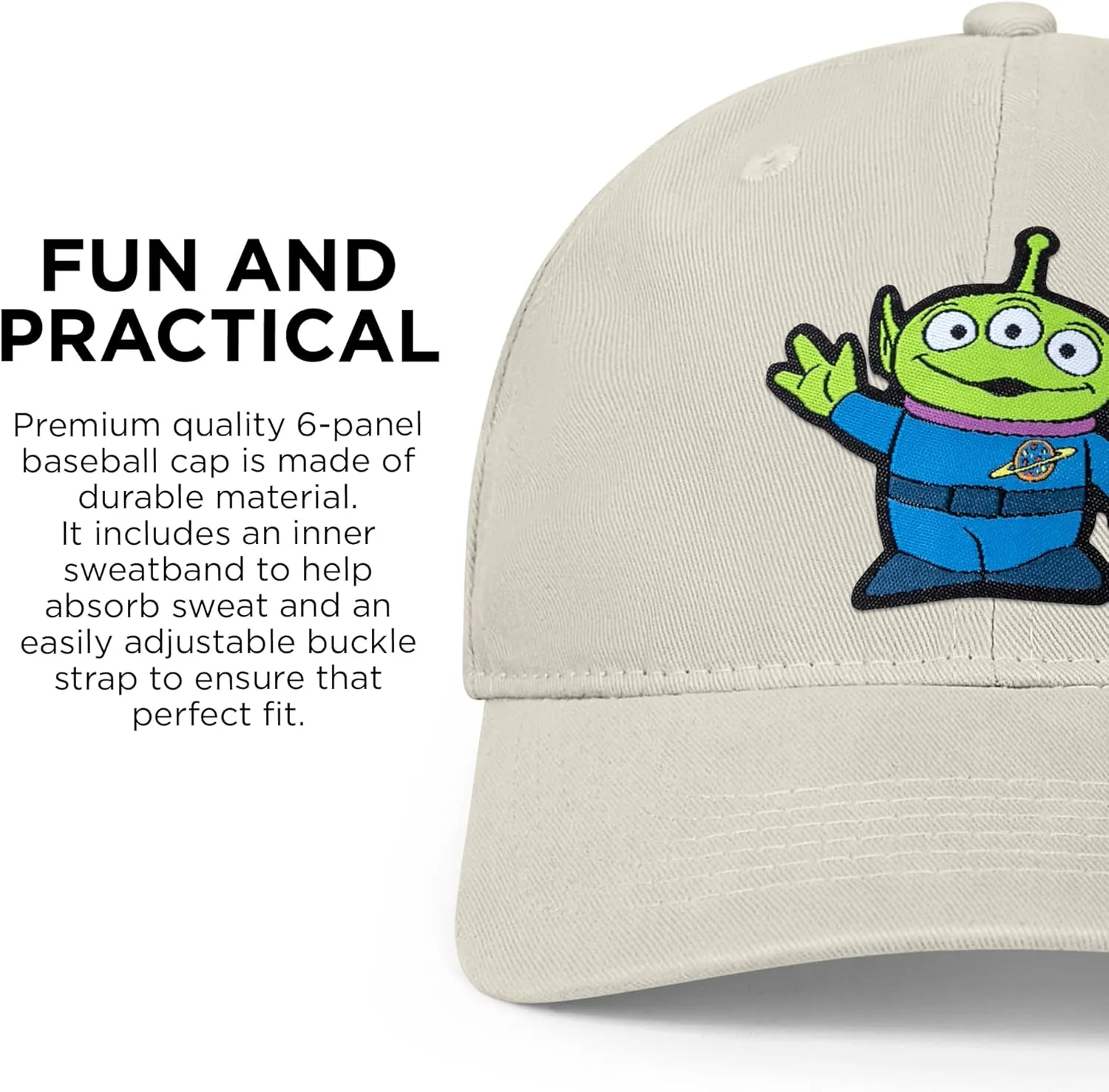 Disney Adult Baseball Cap, Toys Story, Alien Adjustable Dad Hat
