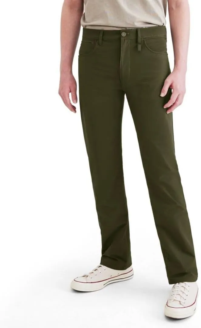 DOCKERS Men's Straight Fit Go Jean Cut Pants