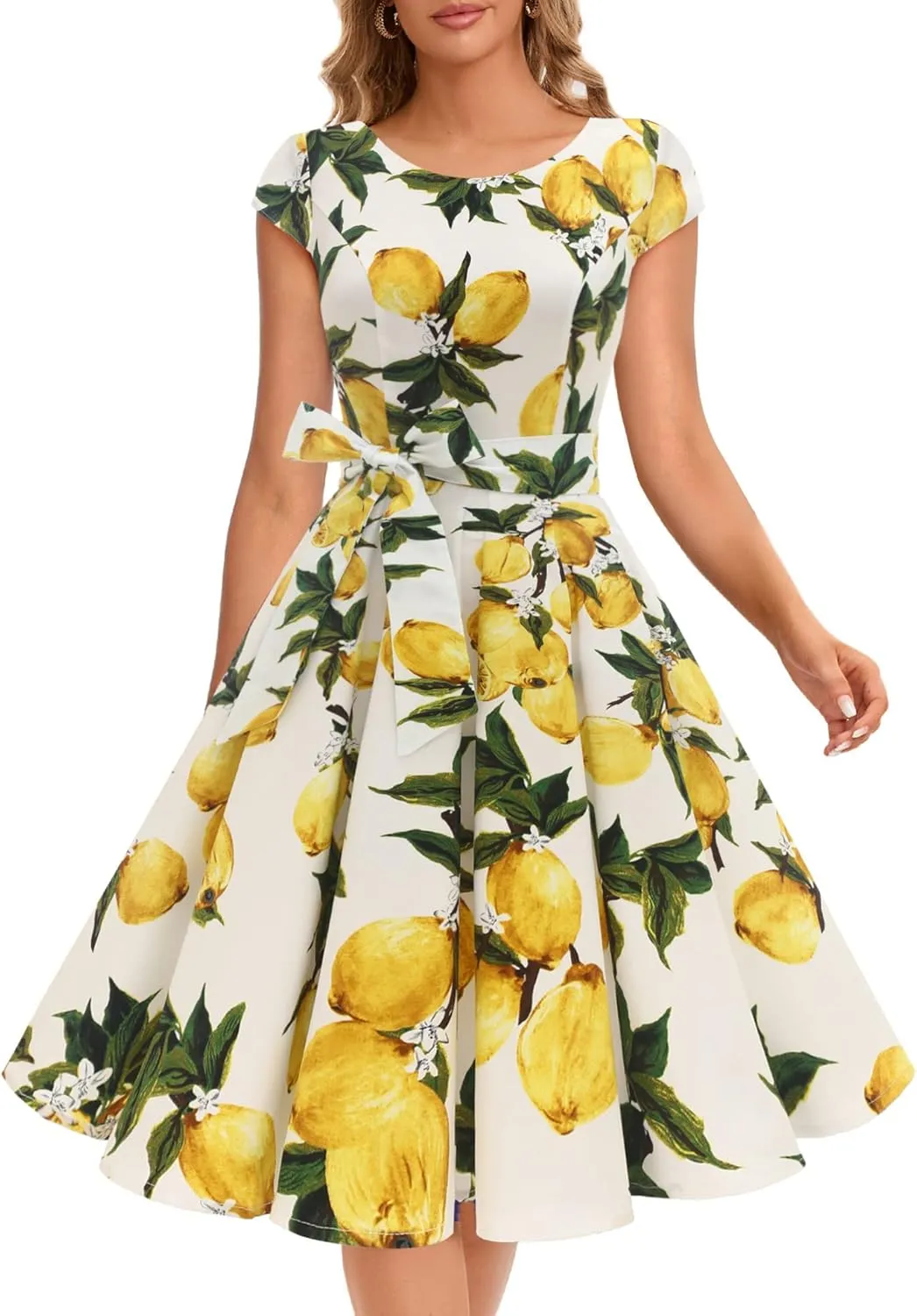 Dressystar Women's Vintage Cocktail Party Dress 1950s Retro Rockabilly Prom Dresses