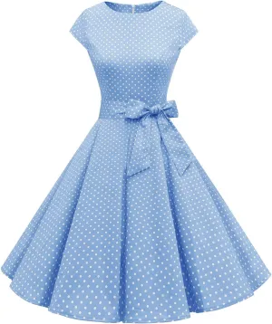 Dressystar Women's Vintage Cocktail Party Dress 1950s Retro Rockabilly Prom Dresses