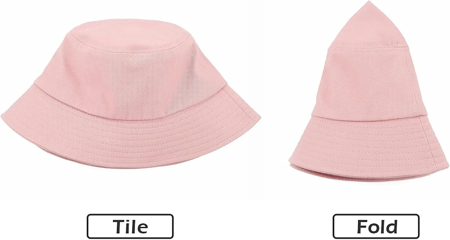 Durio Bucket Hat for Women Teens Travel Summer Womens Bucket Hats Packable Beach Sun Hat