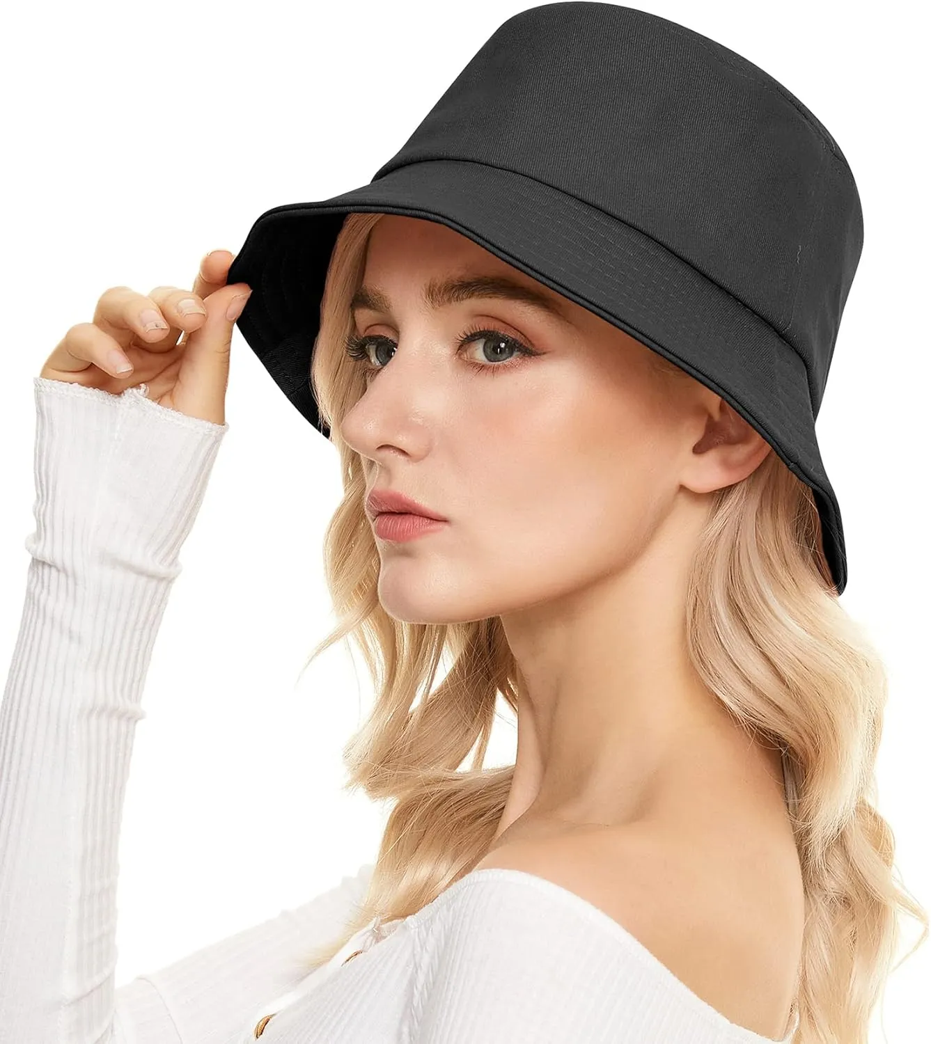 Durio Bucket Hat for Women Teens Travel Summer Womens Bucket Hats Packable Beach Sun Hat