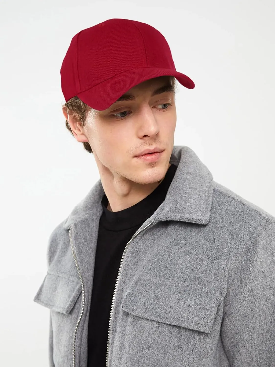 Edoneery Men Women Baseball Cap-Low Profile Adjustable Washed Cotton Golf Dad Hat