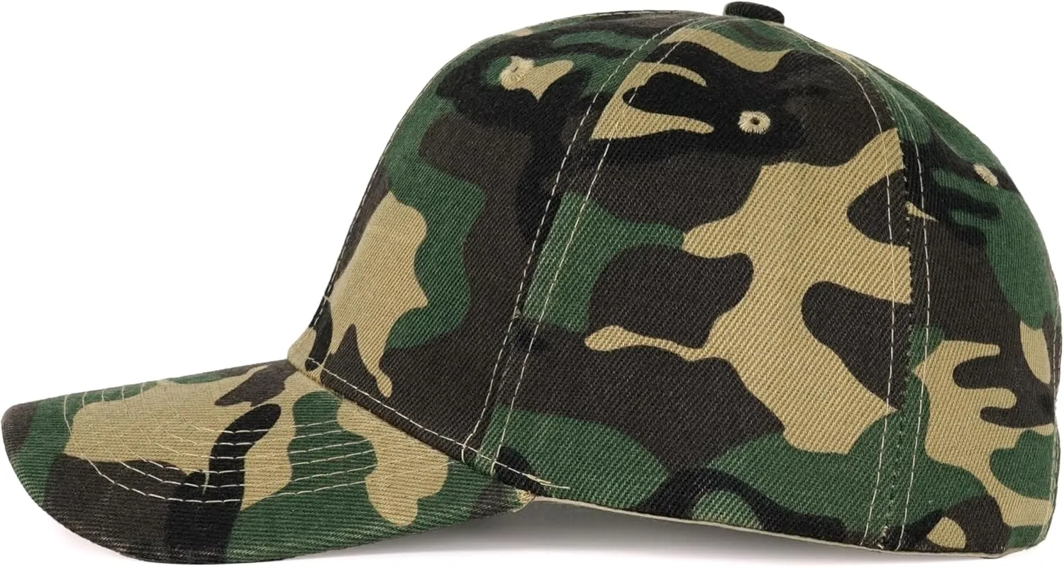 Edoneery Men Women Baseball Cap-Low Profile Adjustable Washed Cotton Golf Dad Hat