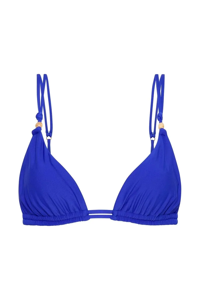 El Bajio Bikini Top Cobalt - Final Sale
