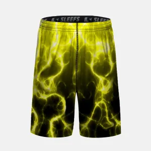 Electric Yellow Kids Shorts
