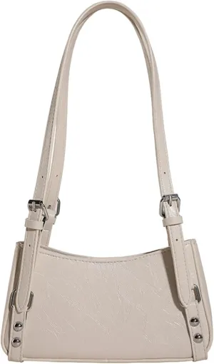 European American Retro Shoulder Crossbody Bag Commuter Versatile Small Square Bag Armpit Bags For Women