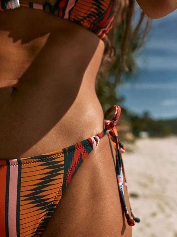 Feminine Aztec Print Two Piece Bikini Set