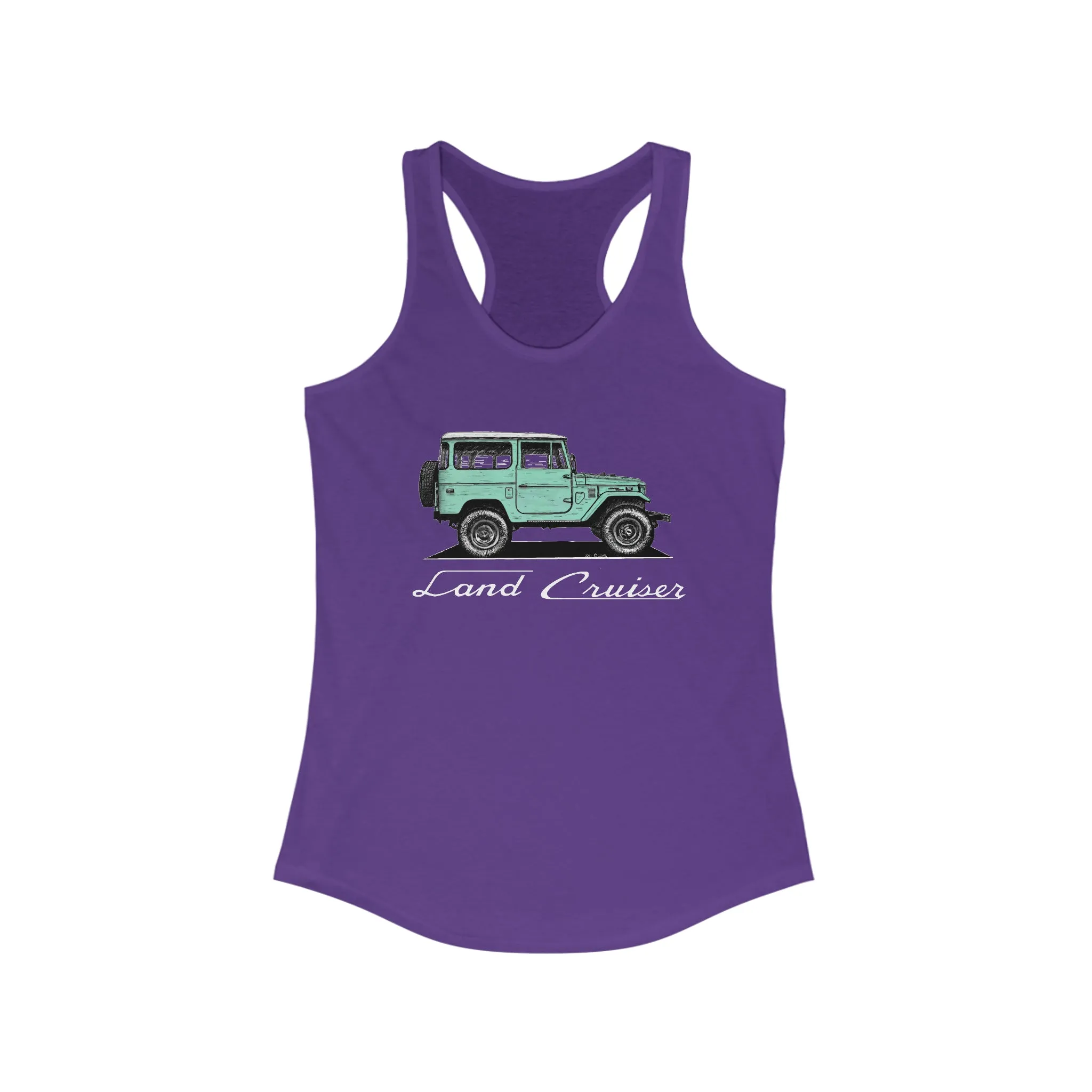 FJ40 Womens Land Cruiser Tank Top - Reefmonkey Artist Jesse Clark