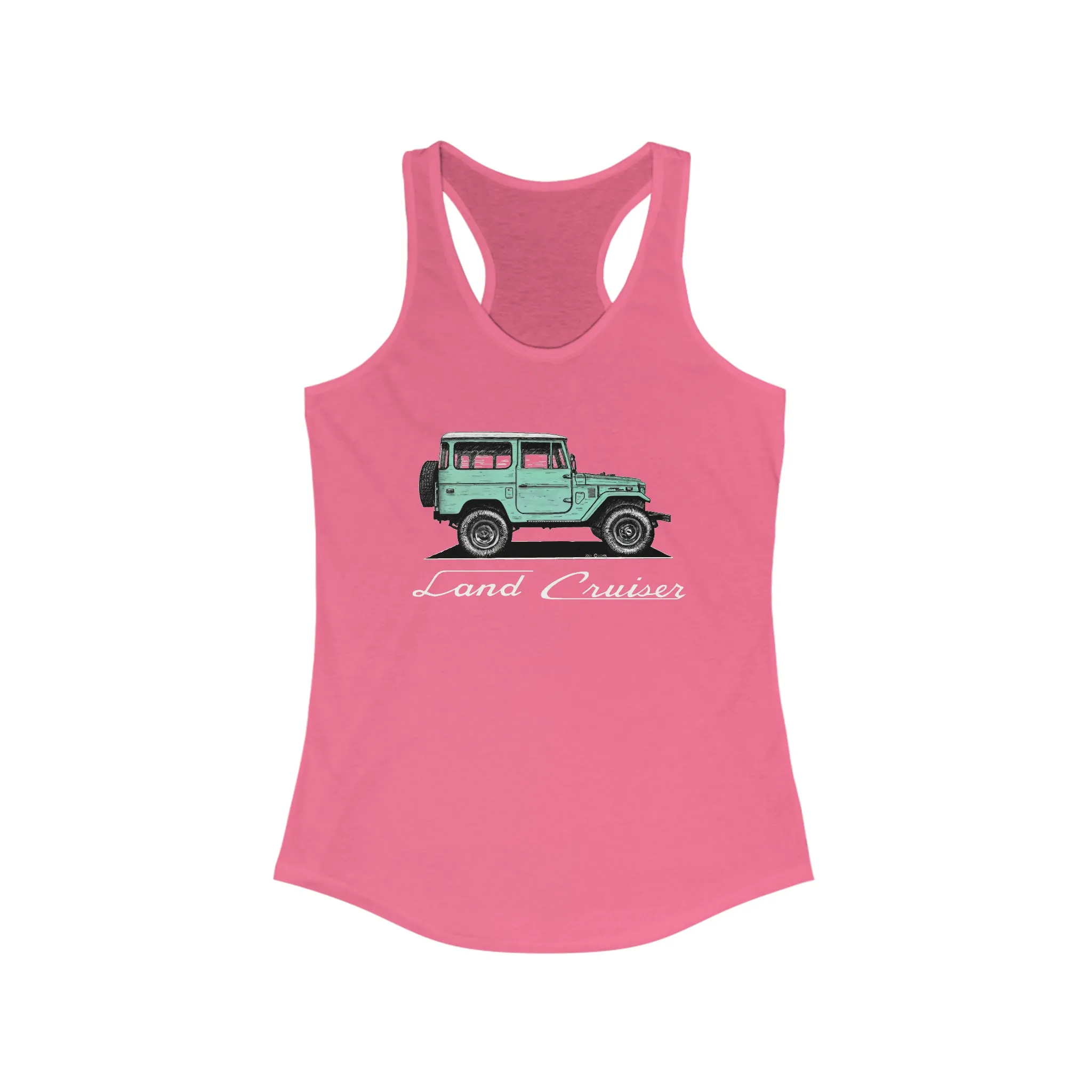 FJ40 Womens Land Cruiser Tank Top - Reefmonkey Artist Jesse Clark