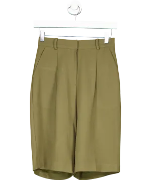 FRANKIE SHOP Green Tailored Shorts UK S