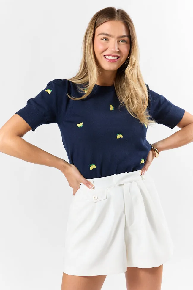 Fresh Path Ivory Tailored Shorts FINAL SALE