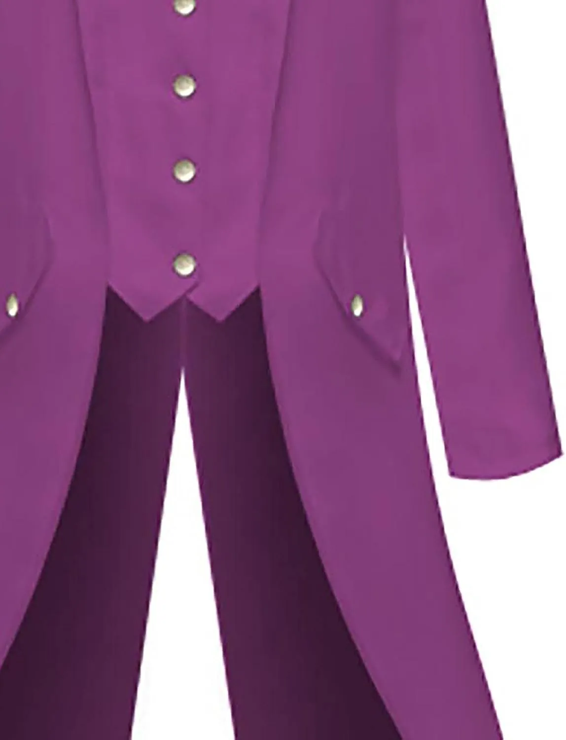 FRMUIC Mens Medieval Steampunk Tailcoat Halloween Joker Costumes, Renaissance Pirate Vampire Gothic Jackets Frock Coat