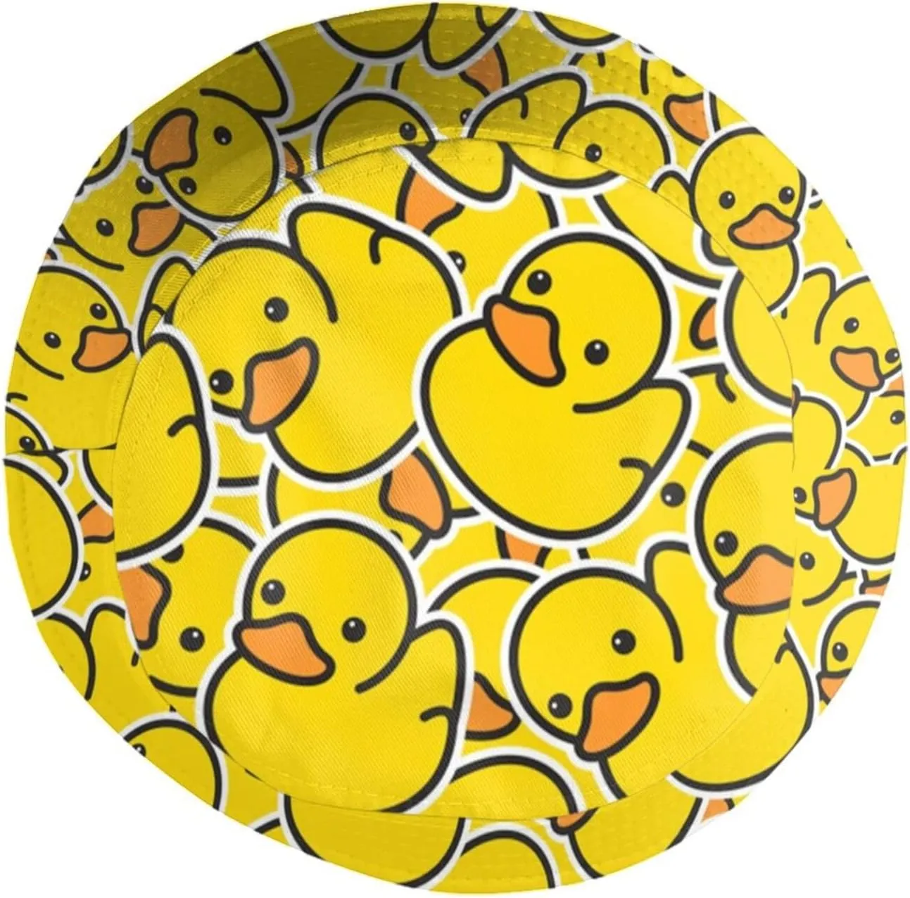 Funny Duck Bucket Hat Fisherman Hat Beach Travel Sun Hat Outdoor Cap for Unisex Men Women