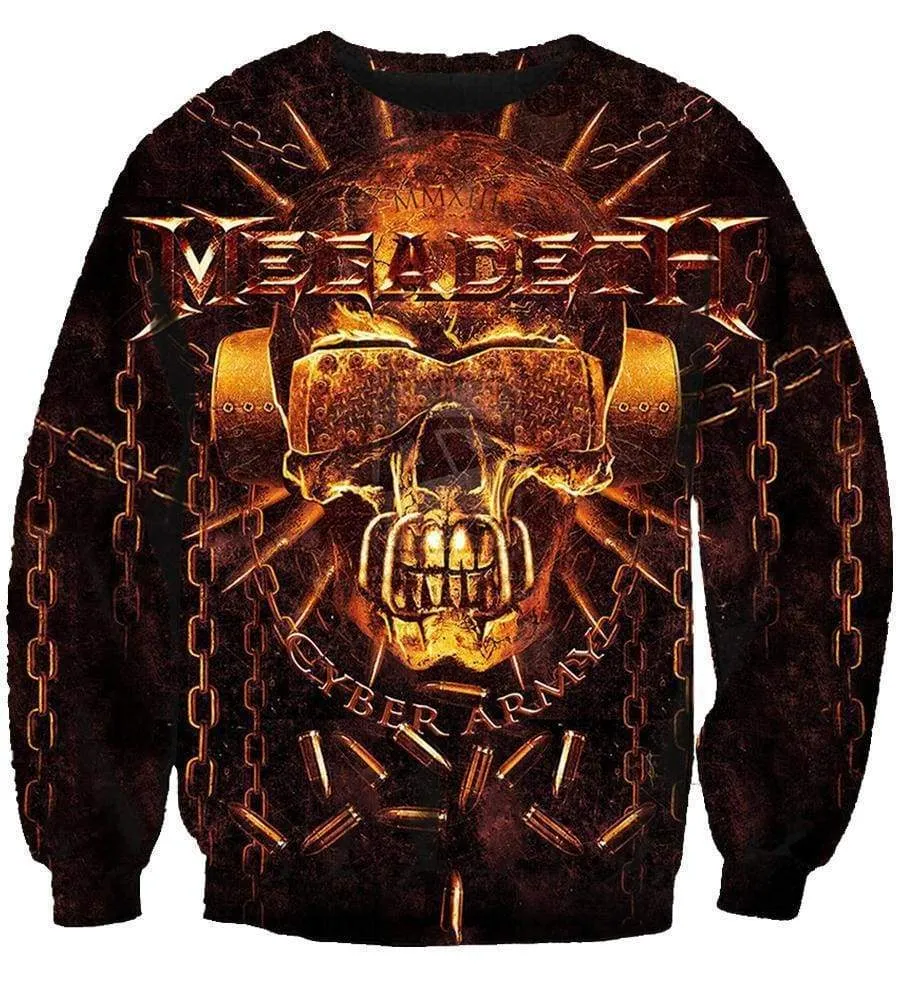 Funny Megadeth Hoodies - Pullover Taro With Glasses3D Hoodie