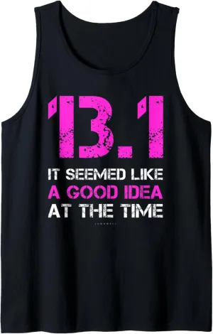 Funny Running Tanks. 13.1 Funny Half Marathon Tank Top Tank Top