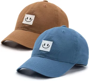 FURTALK Kids Toddler Baseball Hat Boys Girls Adjustable UPF50  Washed Cotton Baseball Cap