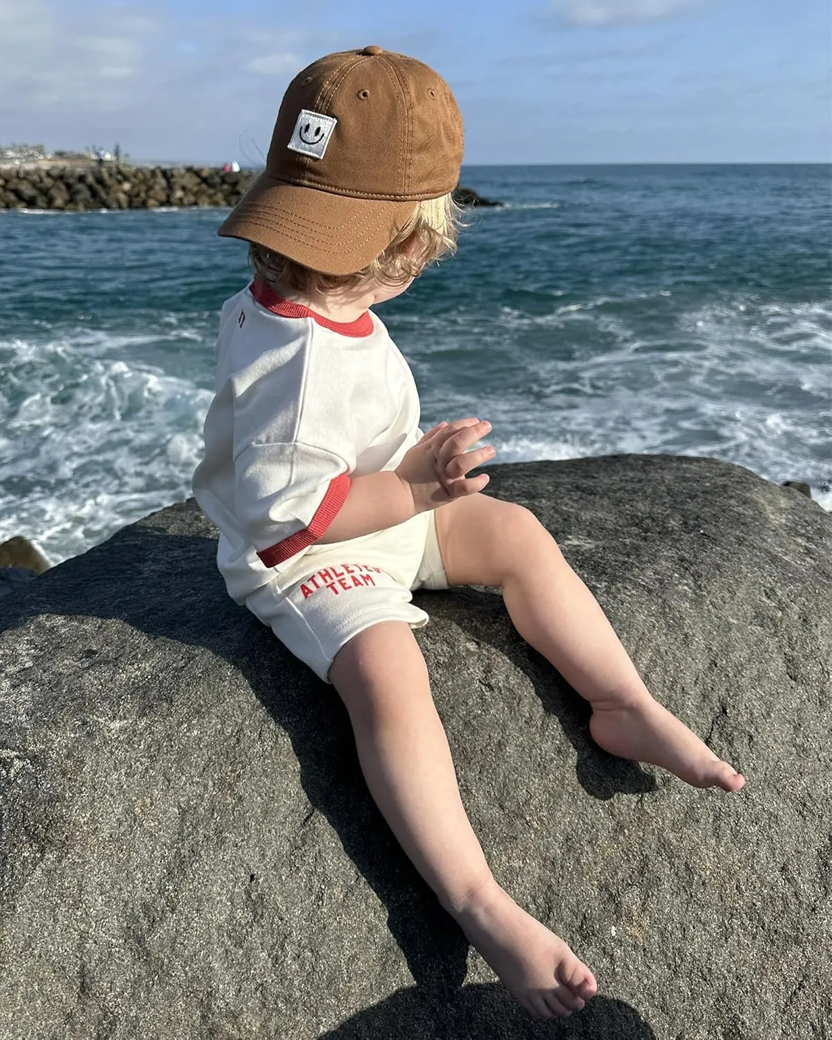 FURTALK Kids Toddler Baseball Hat Boys Girls Adjustable UPF50  Washed Cotton Baseball Cap