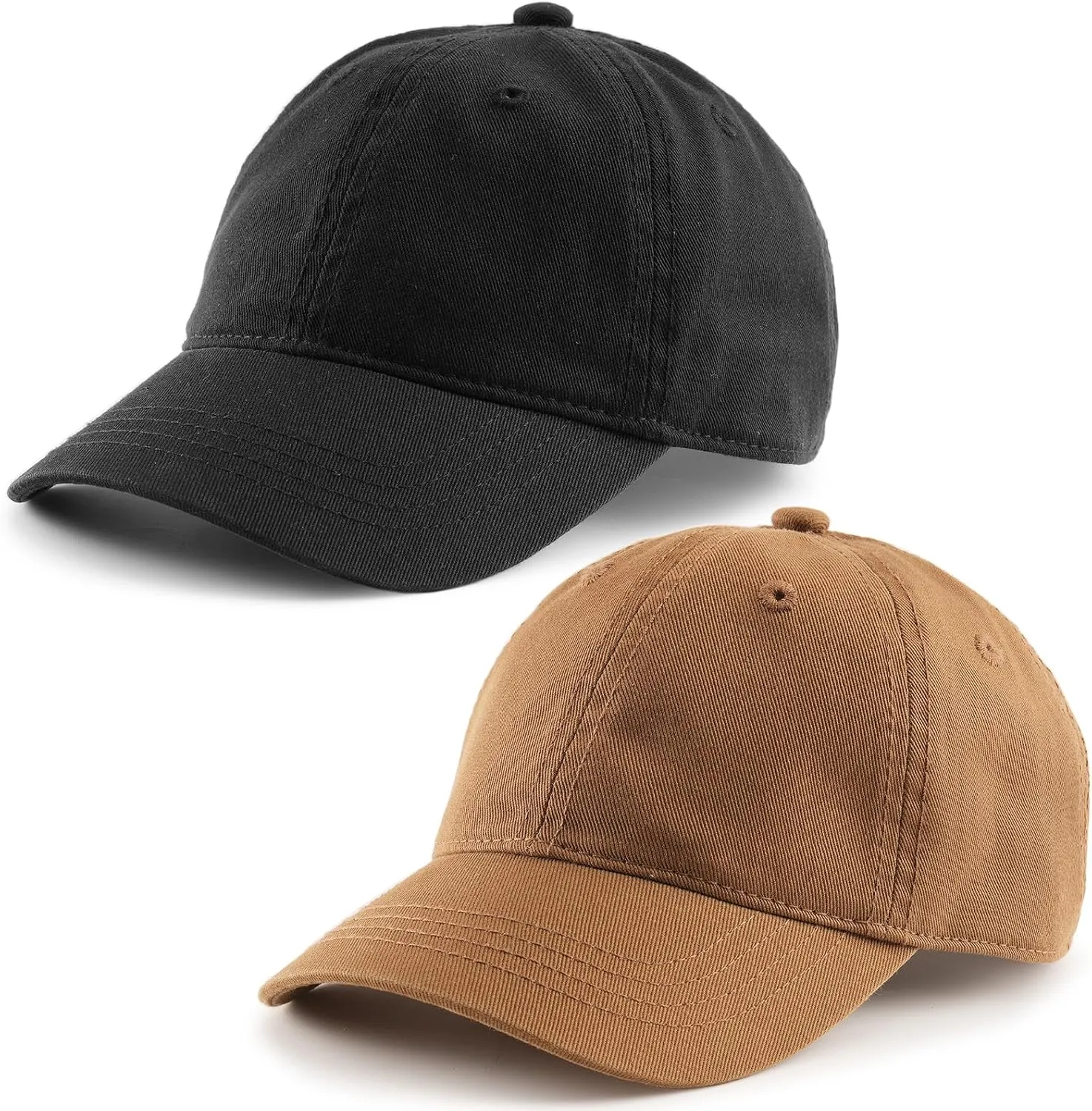FURTALK Toddler Baseball Hat Kids Boys Girls Adjustable Washed Cotton Baseball Cap with Ponytail