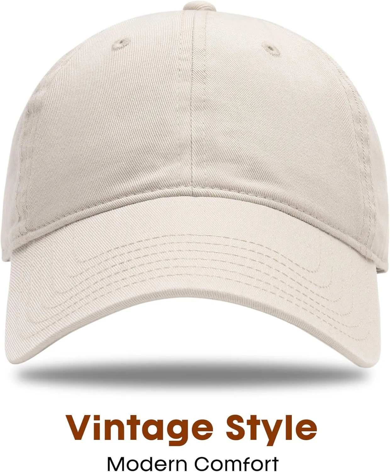 FURTALK Unisex Vintage Washed Unstructured Baseball Cap Washed Cotton Adjustable Dad Hat