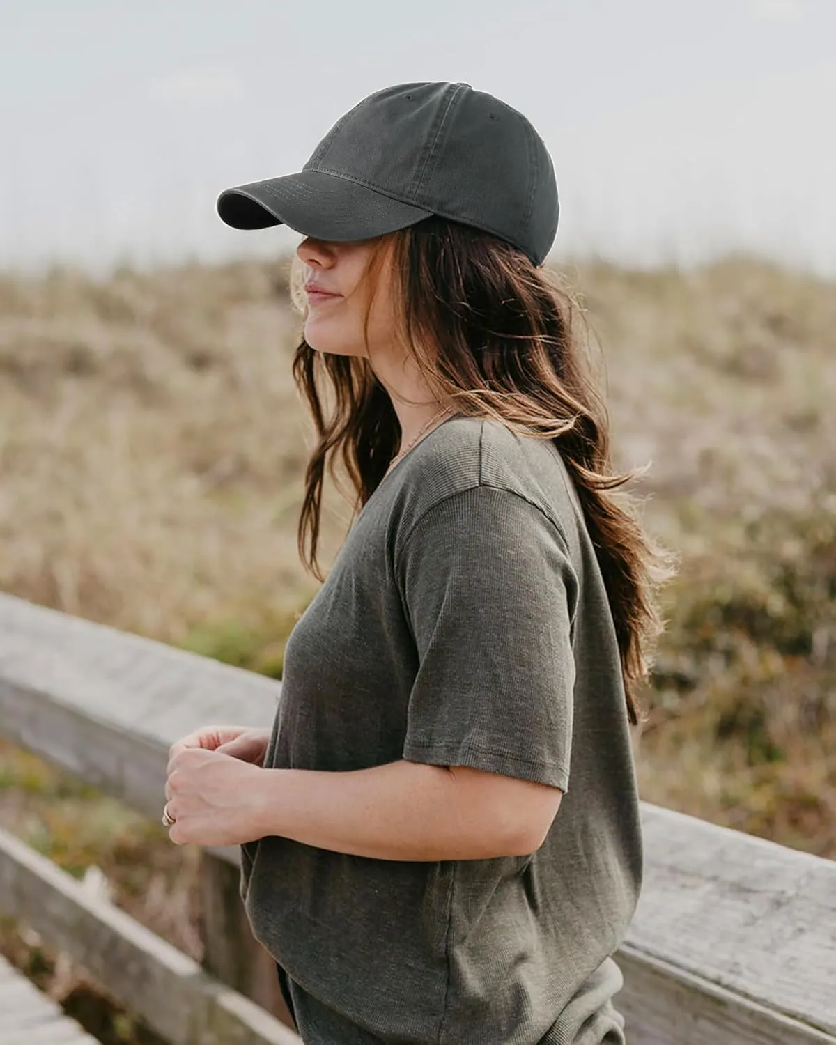 FURTALK Unisex Vintage Washed Unstructured Baseball Cap Washed Cotton Adjustable Dad Hat