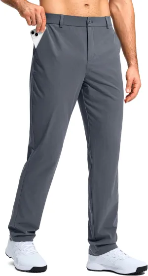 G Gradual Mens Golf Pants Stretch Dress Casual Pants 30"/32"/34" Lightweight Work Travel Slacks for Men with 4 Pockets