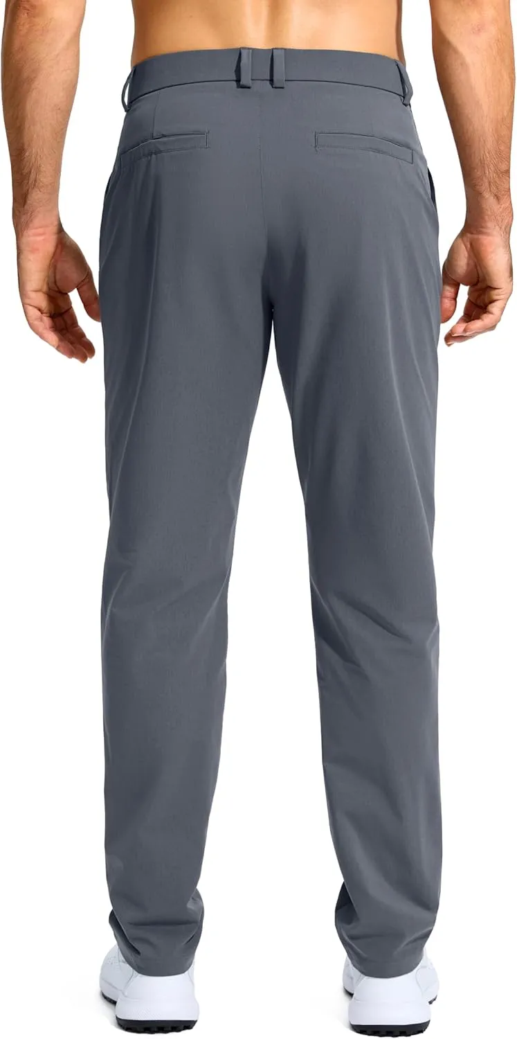 G Gradual Mens Golf Pants Stretch Dress Casual Pants 30"/32"/34" Lightweight Work Travel Slacks for Men with 4 Pockets