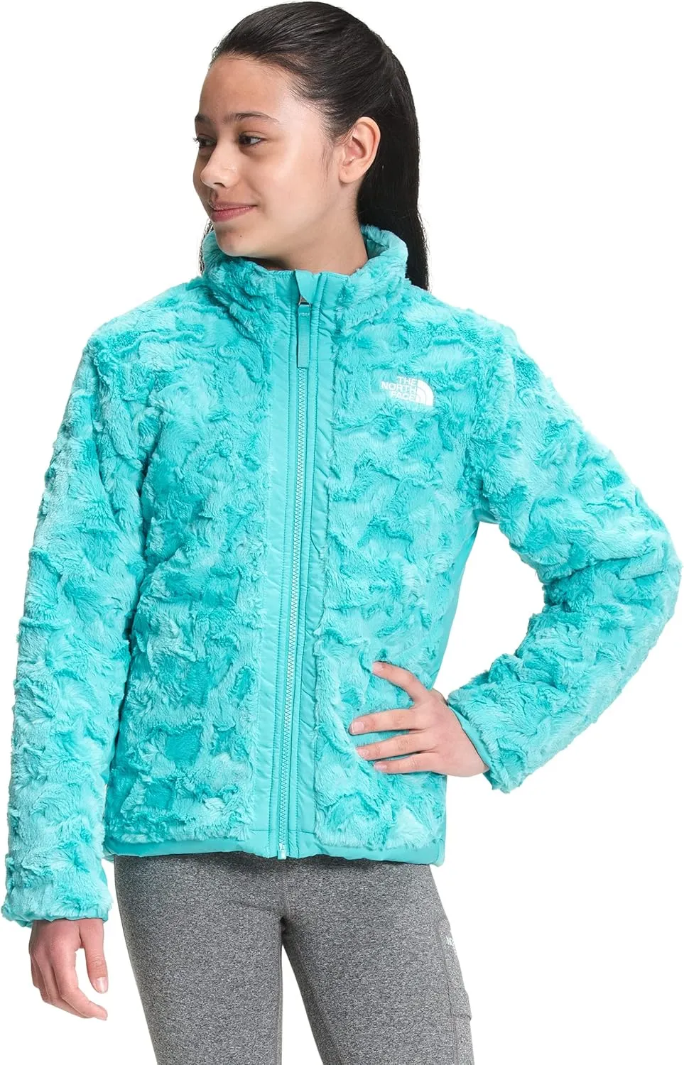 Girls' Reversible Mossbud Swirl Jacket - TNF Black - (Past Season)