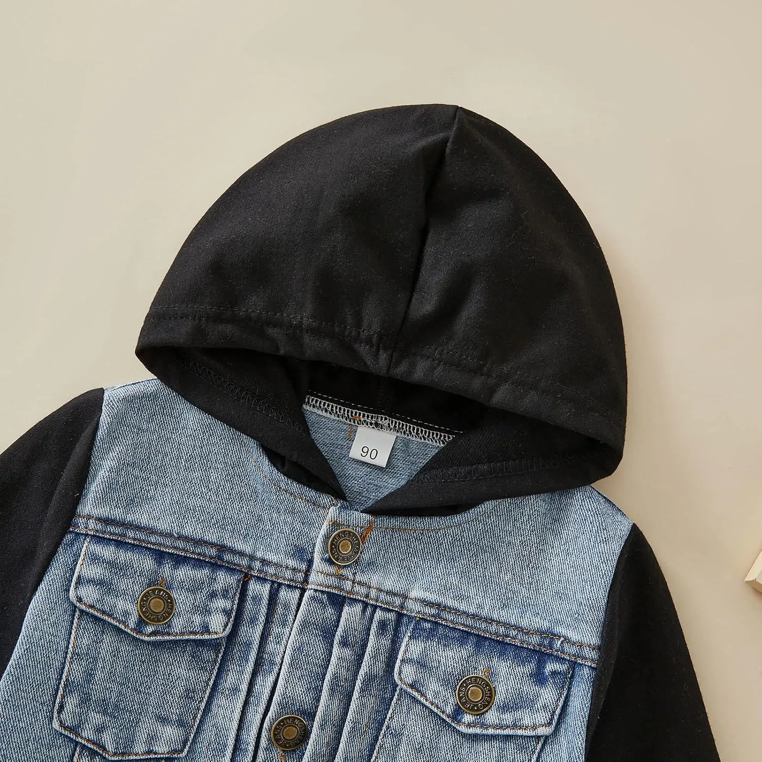 GOOCHEER Toddler Baby Boy Girl Plaid Jacket Hoodie Long Sleeve Button Down Shirts Coats Outerwear Shacket Cardigan Top